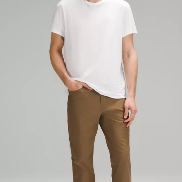 Lululemon Men's ABC Pants Slim Utilitech Copper Brown Sz 32 EUC